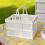 Panier de rangement pliable en PP avec poignées 3