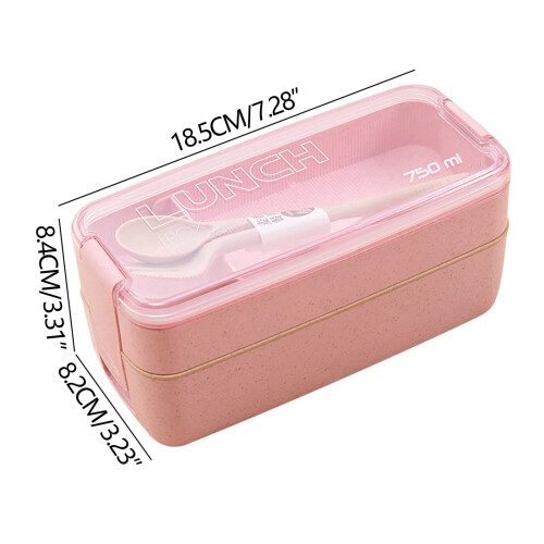 Ycolew bento box for adults with compartments leak-proof 2