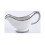 Saucière en porcelaine finition titane 2