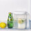 Glaskaffeebecher mit Deckel und Strohhalm, 450 ml 5