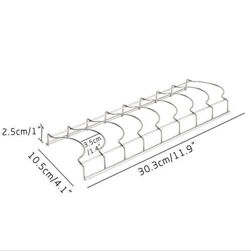 Stainless Steel Bowl Rack 30 x 11 cm 2