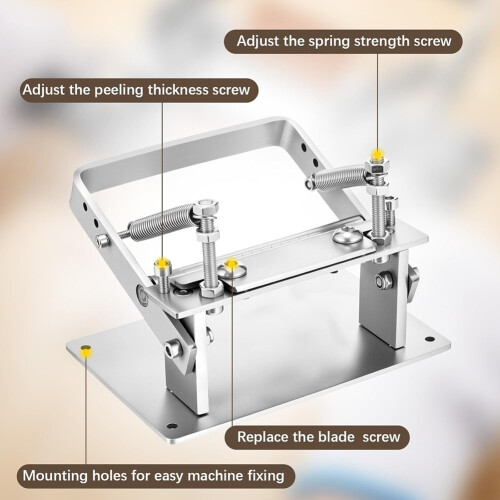 Leather Splitter with Pulling Handle Leather Skiver Cutting Machine Leatherworking Tool Set for DIY Thinning 1