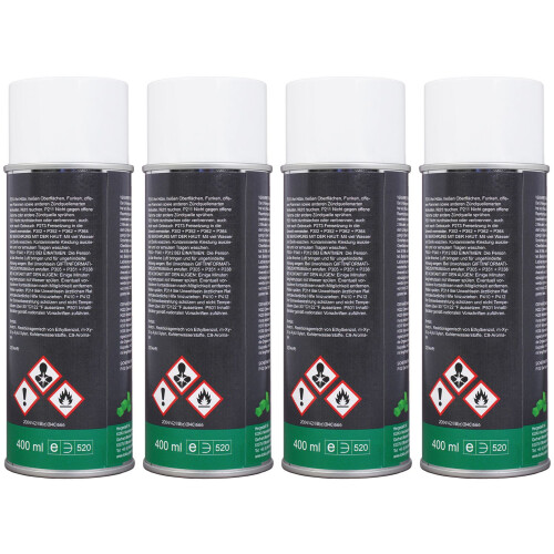 4x Ofenlack Spray Schwarz Matt 1