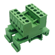 PA66 Flame Retardant Terminals Connector Rail-mounted-5P