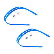 2Pcs Silicone Swimming Goggle Strap Adjustable Swim-Blue