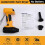 Για Dewalt 18V 20V μπαταρία ηλεκτρικό φυσητήρα σκόνης υψηλής 4