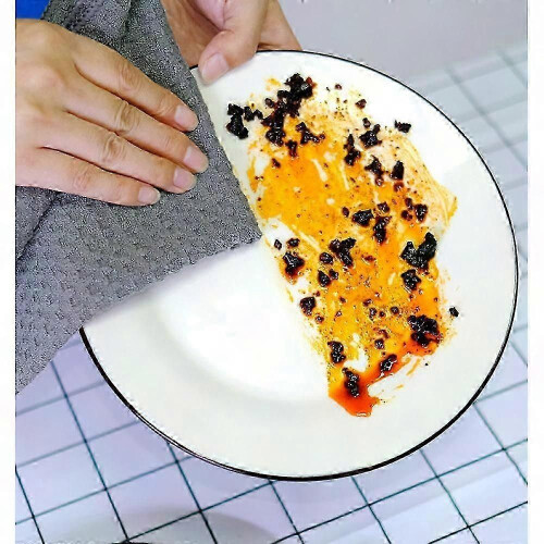 Ultra Soft Microfiber Towel for Streak-Free Drying, Quick-Dry and Reusable Kitchen Cloth 2