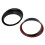 1 Pair Front Headlight Trims for Jeep Wrangler 2007-2017, Black 2