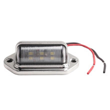 12-24V 6 LED Nummerplaatverlichting Bootdek Loopbrug Trapverlichting Camper Trailer