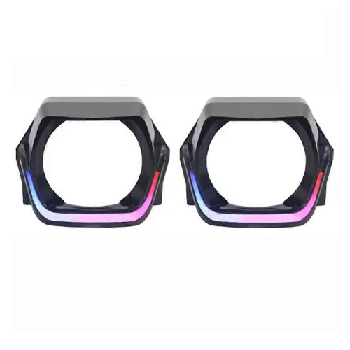 1 ζεύγος τετράγωνων καλυμμάτων LED 3.0'' με φως Angel Eyes RGB για