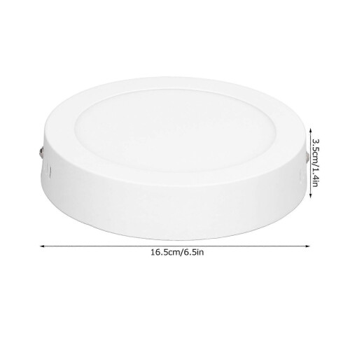 Φωτιστικό οροφής LED 12W, Υψηλή φωτεινότητα, Απαλό φως, Εξα 1