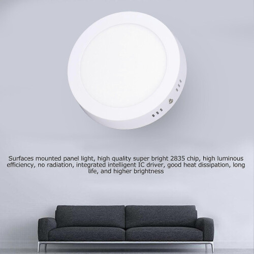 Φωτιστικό οροφής LED 12W, Υψηλή φωτεινότητα, Απαλό φως, Εξα 2