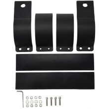 2 abrazaderas de montaje para barra antivuelco de 3 pulgadas (76-81 mm) con soporte para barra de luz