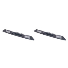 2x Kofferbakgreep Kentekenplaatverlichting Sierlijst 8E0827574C3FZ compatibel - A4 S4 A5 S5 A6 S6 A8