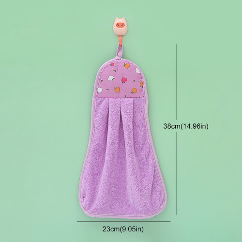 Pink Fruit Dish Towel – Absorbent Reusable Kitchen Cloth 1