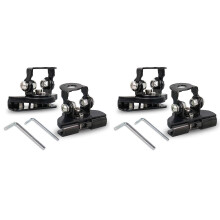 Staffe di montaggio universali per barre luminose a LED, supporti regolabili per montanti del cofano,