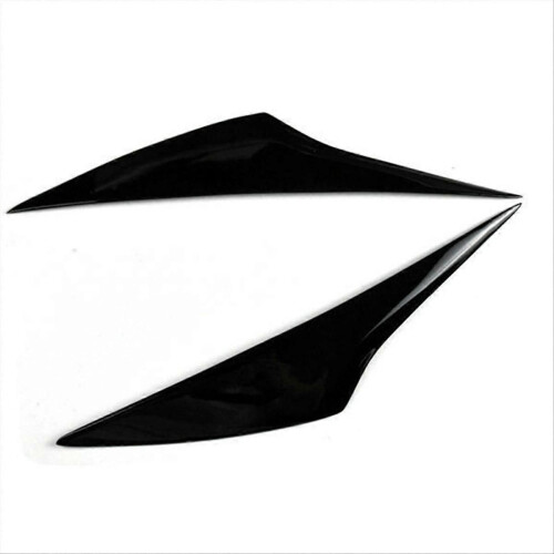 Car Front Headlight Eyebrow Cover Head Light Lamp Eyelid Eyebrow Trim 1