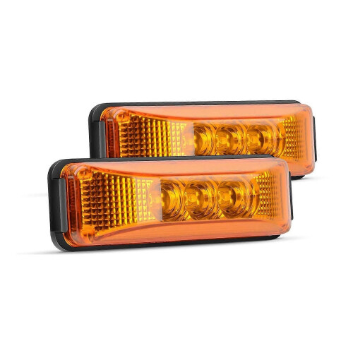 2 τεμάχια 3,9 ιντσών 3 LEDs ρυμουλκούμενο φορτηγού μπροστινό