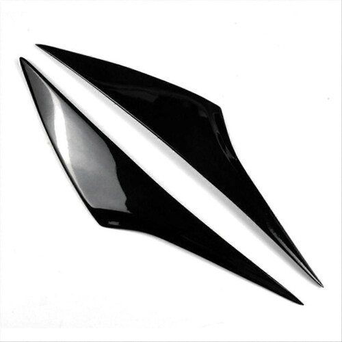 Car Front Headlight Eyebrow Cover Head Light Lamp Eyelid Eyebrow Trim 2