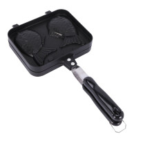 Tavă pentru vafe în formă de Taiyaki, cu două fețe