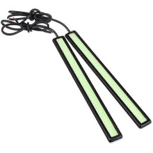 2 x 84 LEDiä, erittäin kirkas COB-auton LED-päiväajovalo, sumuvalo, vedenpitävä, 12 V, 6 W, jäänsininen