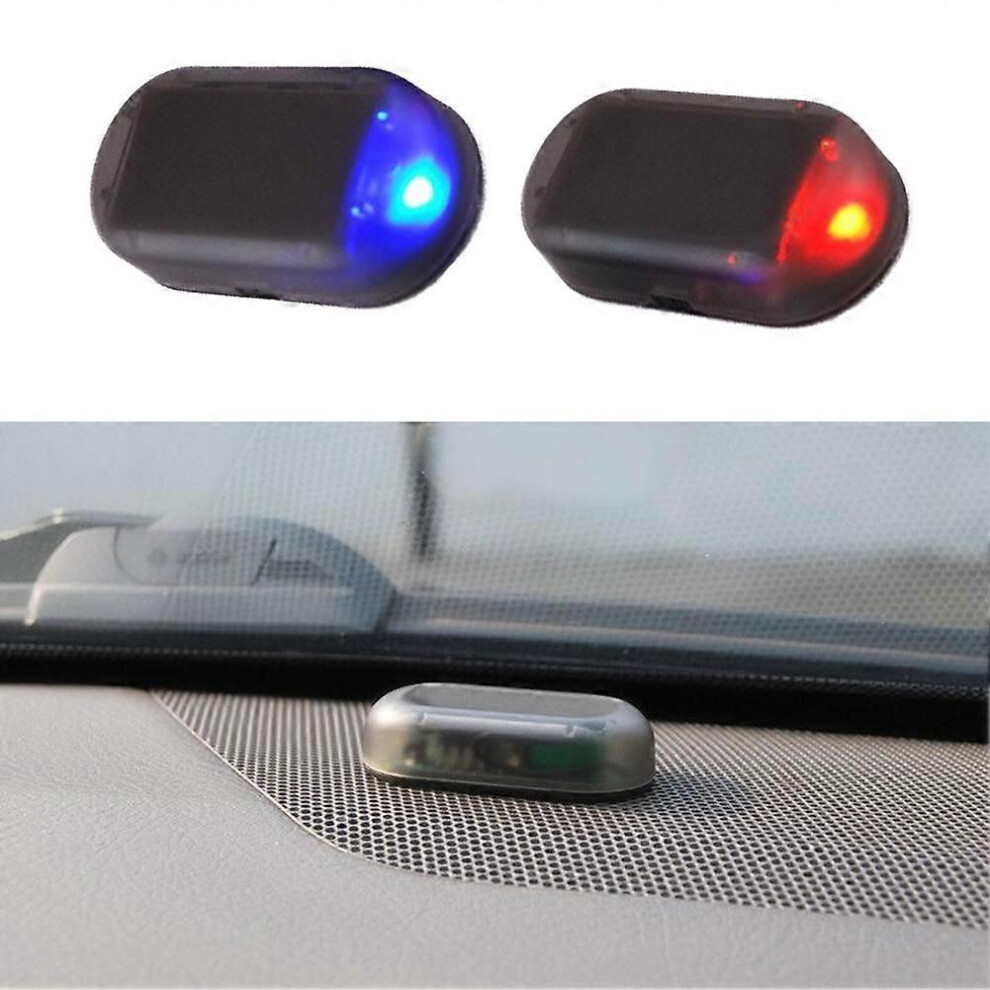 Solar Powered Dummy Car Alarm Anti-Theft Warning Led Flashing Security Light 9319739933154