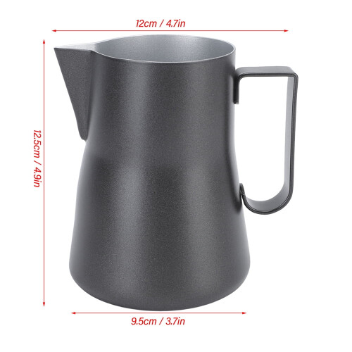 Melkeskummer i rustfritt stål 550 ml 1