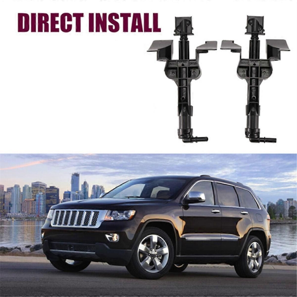 Left+Right Headlight Water Nozzle For Jeep Grand Cherokee 2011-2013 9319739930719
