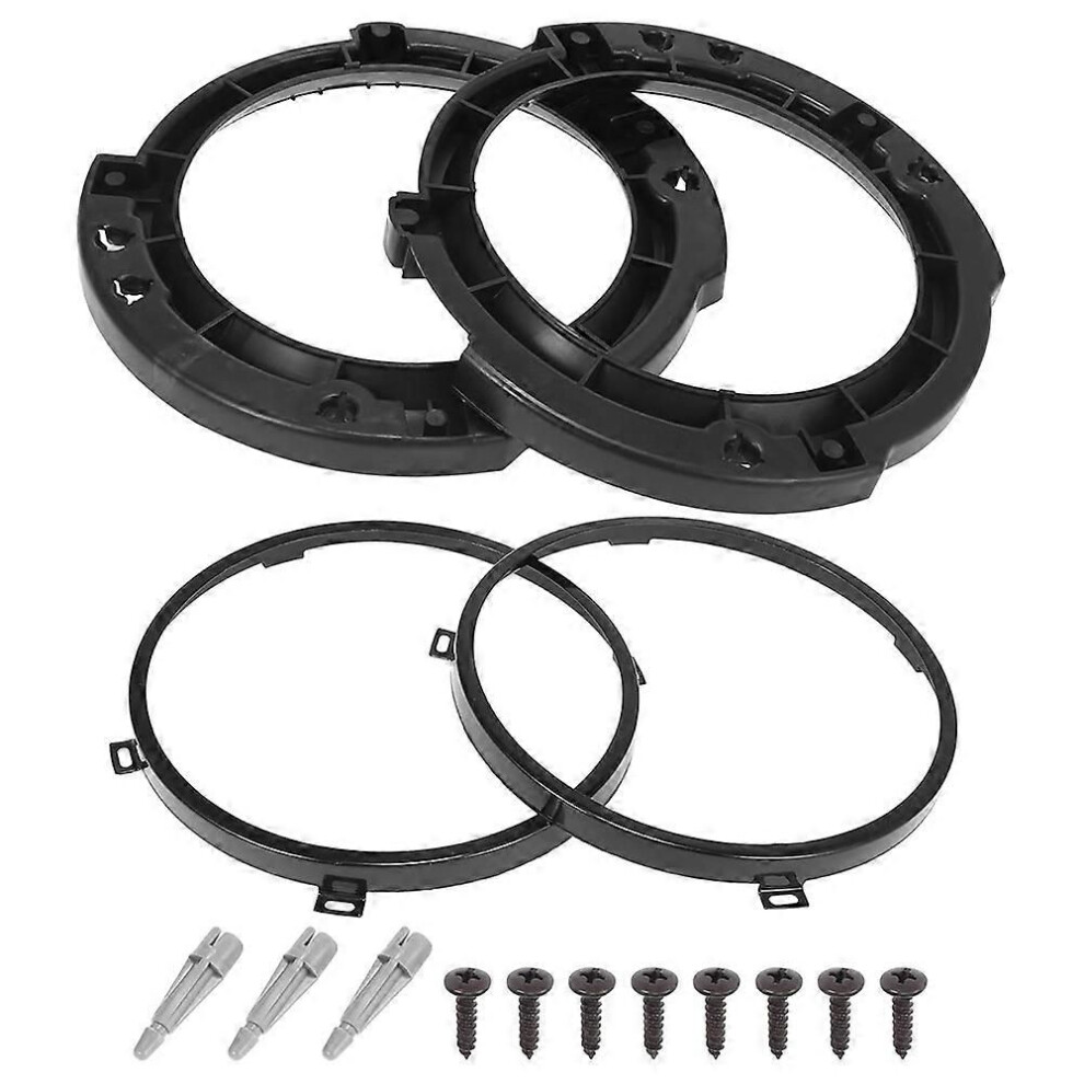 7 Inch Round Headlight Mounting Retaining Bracket Ring Set With Headlight Metal Ring For Jeep Wrangler Jk 2007-2017 9319739931884