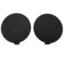 Pair Front Bumper Tow Hook Cover Cap Compatible 2013 2014 2015 Toyota RAV4 53286-0R050 / 53285-0R060