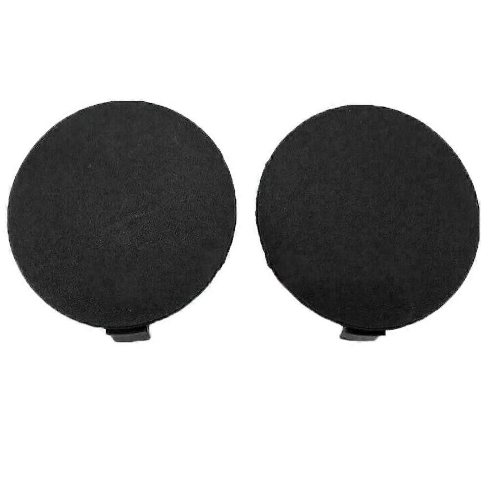 Pair Front Bumper Tow Hook Cover Cap Compatible 2013 2014 2015 Toyota Rav4 53286-0R050 / 53285-0R060 9152359438353