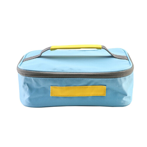 Hellblaue isolierte Mini-Lunchbox, 26 x 19 x 8 cm 1