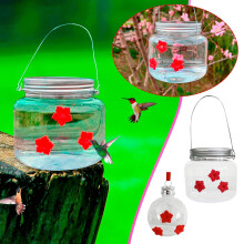 Capino Kolibri-Futterspender 500 ml + 475 ml transparenter Wasserbehälter