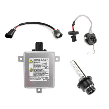 W3T19371 W3T15671 W3T16271 W3T20971 Xenon HID Headlight Ballast with Igniter and D2S Bulb &Power Cable compatible 2006-2014 Acura 2004-2014 Honda