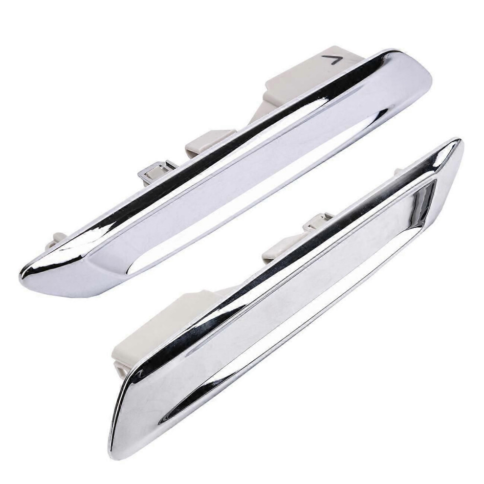 Car Front Left & Right Chrome Fender Trim Molding For- F10 F11 528I 535I 51137336645 51137336646 9152359438919