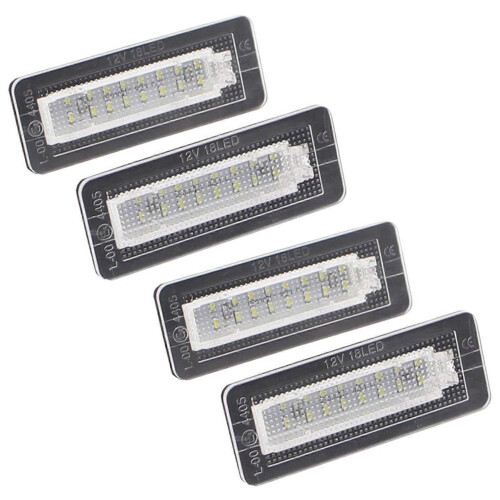 2X Φώτα πινακίδας αυτοκινήτου LED συμβατά με Smart Συμβατά με Two Coupe Cabrio 450 451
