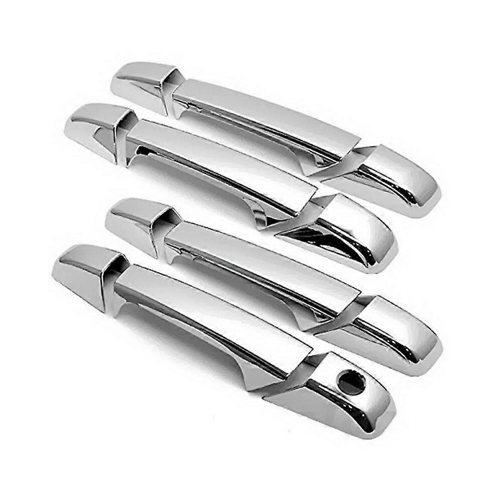 Abs Chrome Outside Door Handle Cover Trims For Chevy Silverado Gmc Sierra 1500/2500/3500 Yukon Xl Escalade 9152359437103