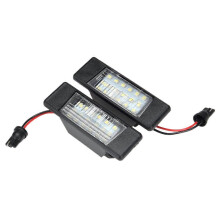 2 stuks autokentekenplaatverlichting met 18 led's, kunststof, compatibel met Nissan Qashqai, X-Trail,