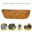 Coconut Fiber Liners for Hanging Baskets 2 pcs 4