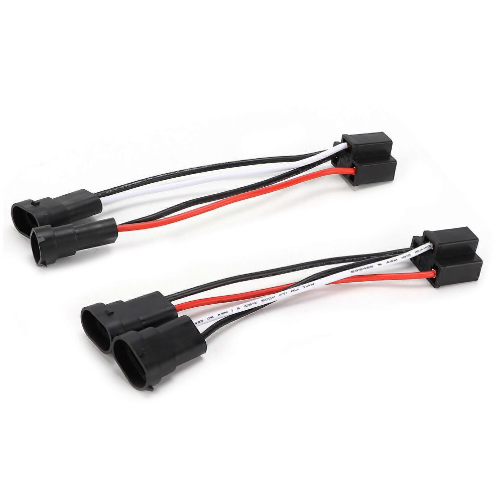 2Pcs H4 9003 To H11 Conversion Wiring Harness Adapter For 12V-24V Car Fog Lights 9319739933017