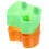 Papageienfutternapf – Edelstahl & Kunststoff, 2er-Pack 1