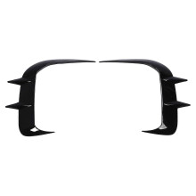 Front Bumper Spoiler Fog Light Trim Gloss Black Sporty Decorative Front Air Vent Splitters For 5 Series I5 G60 G61 M Sport 2024+