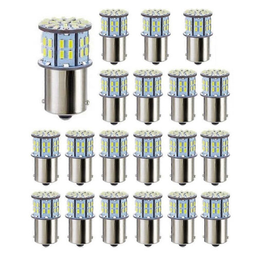 20X LED Light Bulbs for Super Bright 3014 50-SMD for Trailer