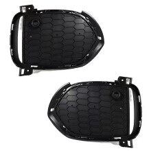 Front Bumper Grille Fog Light Cover Bezel Grille Fog Lamp Frame for BMW X5 F15 M Sport 2012-2015 51118064635 51118064636