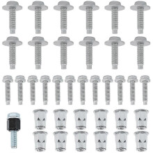 Kit di montaggio per predellini laterali 68193128AB compatibile con Dodge RAM 1500 2500 3500 2013-2019