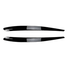 Bright Black Pattern Eyebrow Headlight Lid for Superb B8 16-18