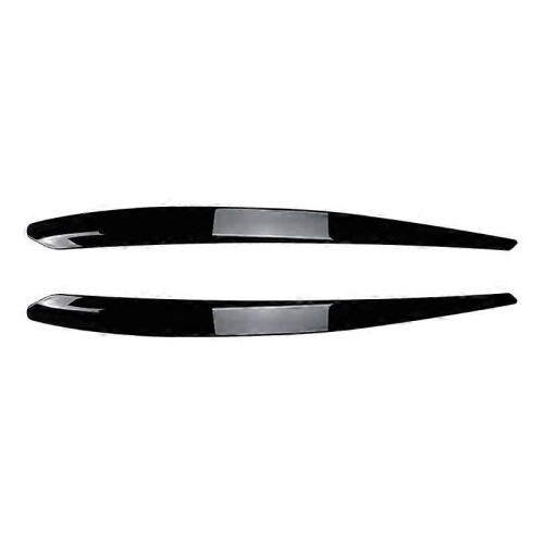 Bright Black Pattern Eyebrow Headlight Lid for Superb B8 16-18