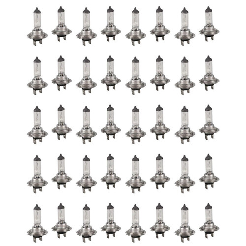40x Car Front Head Light Headlight H7 Bulb Light Lamp 12V 55W