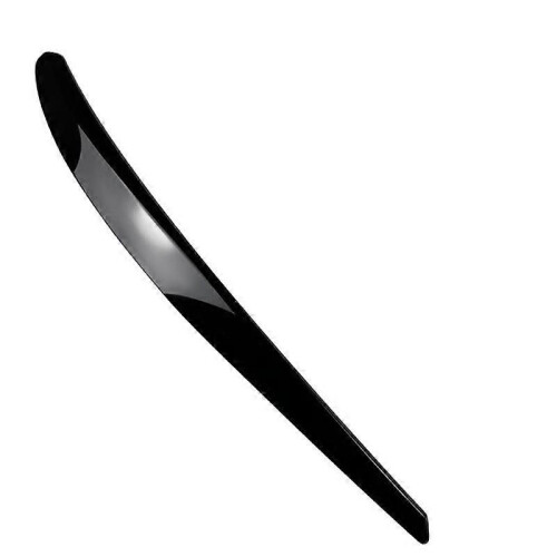 Bright Black Pattern Eyebrow Headlight Lid for Superb B8 16-18 1