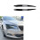 Bright Black Pattern Eyebrow Headlight Lid for Superb B8 16-18 3
